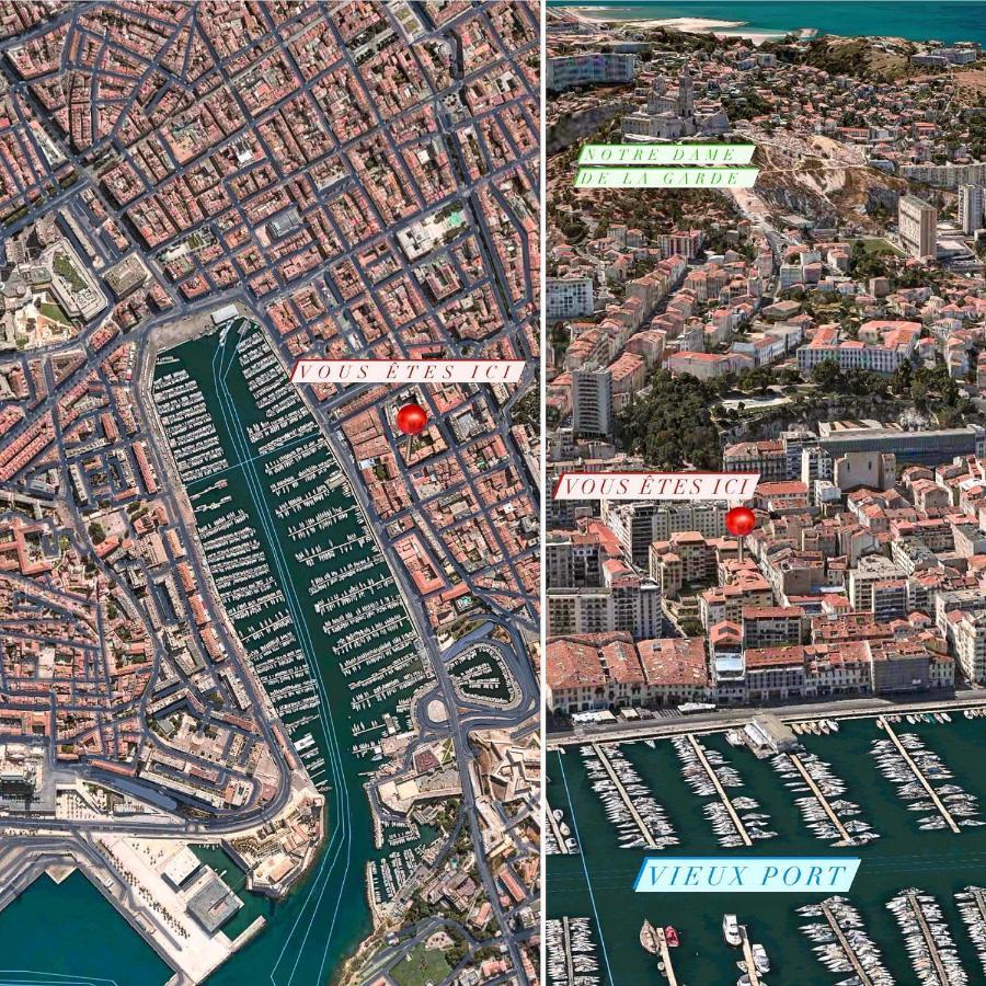 La Pitcholine, Studio Avec Balcon Au Vieux Port 马赛 外观 照片